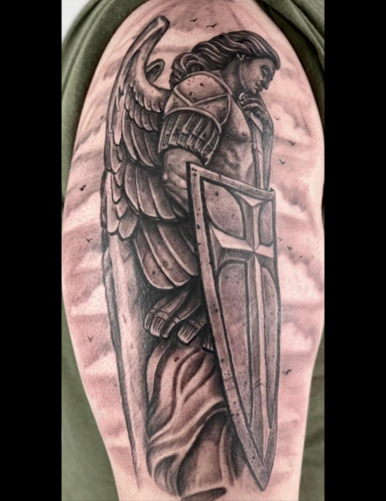 HALF SLEEVE ANGEL TATTOO 🔥 @firmecopiasempire - YouTube